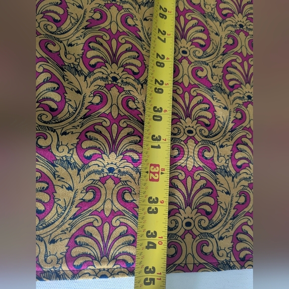 Chicos Reversible Ornate Printed Kimono  Jacket Size L/XL Color Pink Purple EUC - Picture 14 of 15